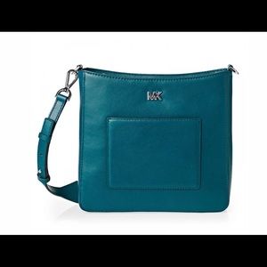 NWT Michael Kors Teal Leather Purse Crossbody